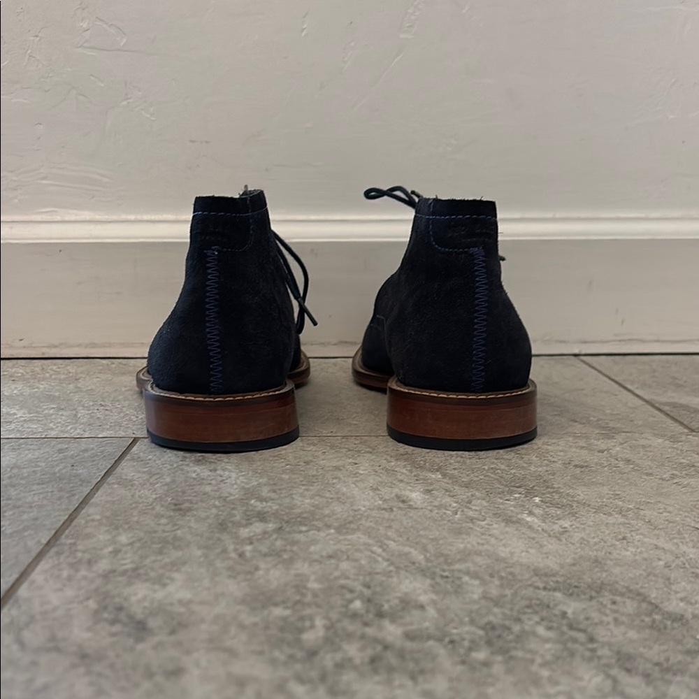 Ted Baker London Blue Suede Chukka Boots - Picture 5 of 8
